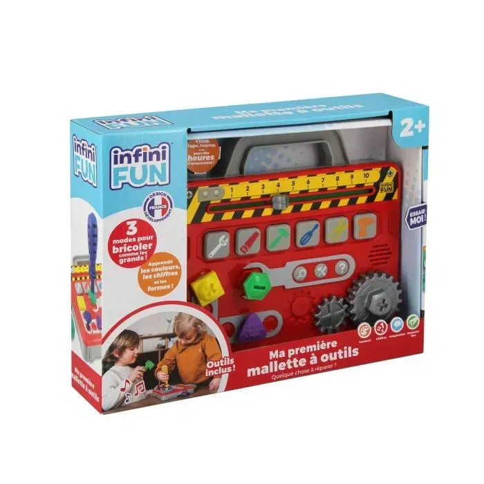 KD Funda de Herramientas - My First Tool Case - 6 Actividades y 3 Modos de Juego para una Diversión Segura - KD8436538676400 KD Funda de Herramientas - My First Tool Case - 6 Actividades y 3 Modos de Juego para una Diversión Segura - KD8436538676400