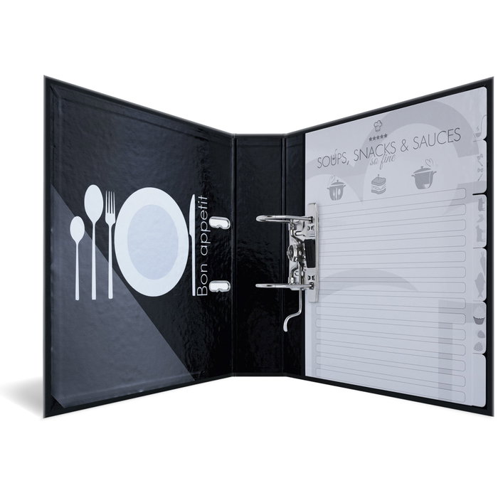 Herma Carpeta de Recetas Star of The Kitchen Negra A4