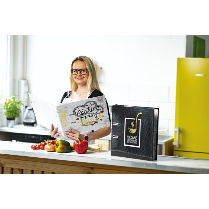 Herma Carpeta de Recetas Star of The Kitchen Negra A4