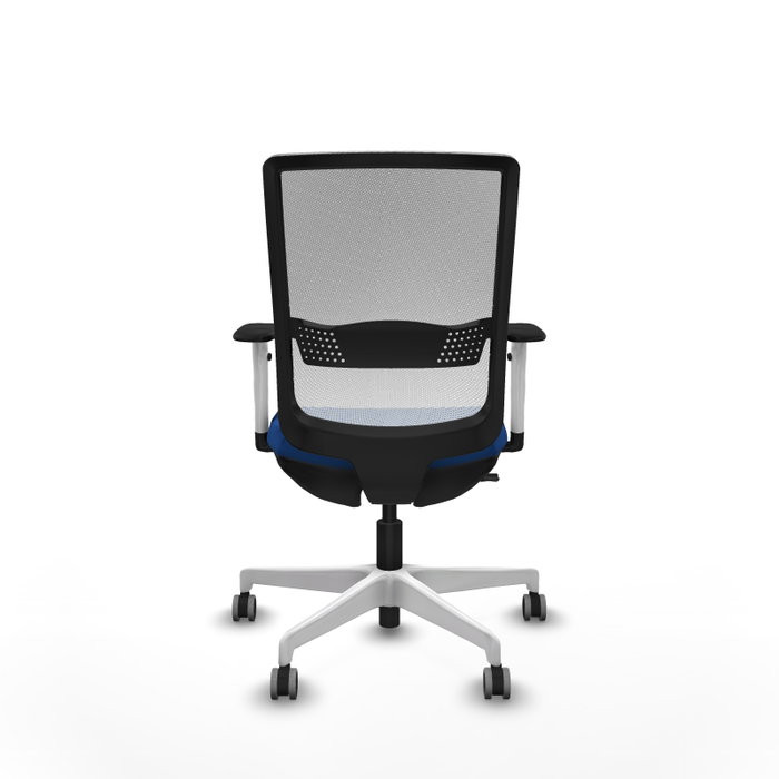 PIQUERAS Y CRESPO Silla de oficina Haches con mecanismo Sincro/Traslack, Azul y Blanco PIQUERAS Y CRESPO Silla de oficina Haches con mecanismo Sincro/Traslack, Azul y Blanco
