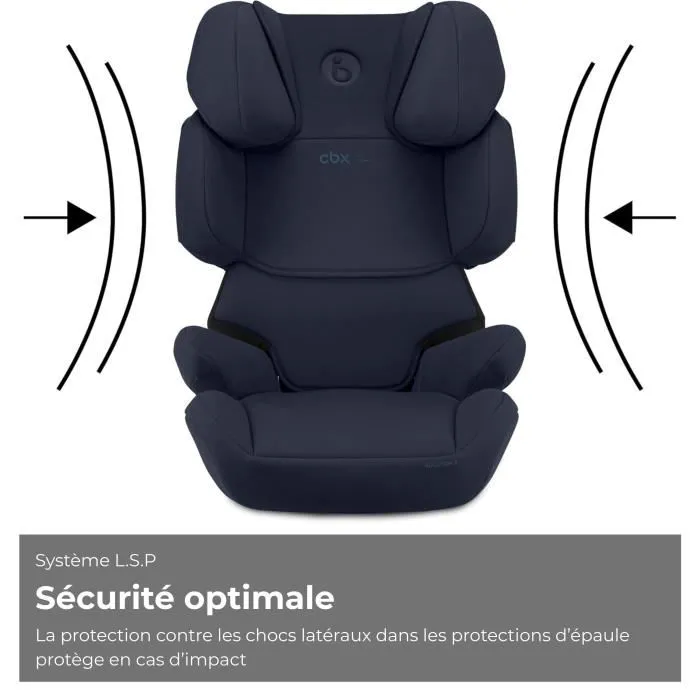 Cybex Silla de Coche Solution X i-Fix Blue Moon para Niños de 3 a 12 Años