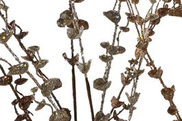 DKD Home Decor Rama Navidad Moderna Dorado Champan 20 x 80 x 20 cm (12 Unidades)