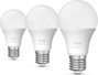 Philips Hue Essential A60 Pack de 3 Bombillas Inteligentes E27 Luz Blanca y Color