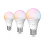 Philips Hue Essential A60 Pack de 3 Bombillas Inteligentes E27 Luz Blanca y Color