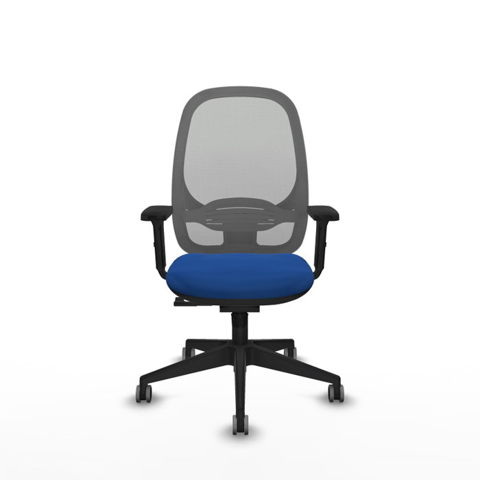 PIQUERAS Y CRESPO Silla de oficina Cilanco con mecanismo Sincro, Azul y Gris PIQUERAS Y CRESPO Silla de oficina Cilanco con mecanismo Sincro, Azul y Gris