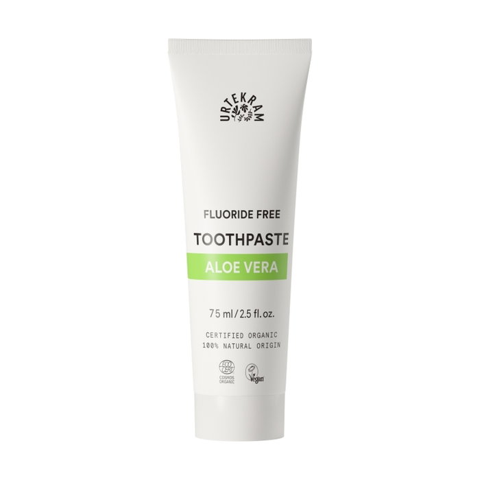 Urtekram Pasta Dental Aloe Vera 75ml Cuidado de Encías y Limpieza Urtekram Pasta Dental Aloe Vera 75ml Cuidado de Encías y Limpieza