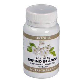 ORTOCEL NUTRI-THERAPY Aceite De Espino Blanco 300Mg 100Perlas para Artritis, Úlceras Gastrointestinales y Ocular