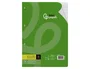 Liderpapel Recambio A4 100 hojas 75 g pauta 3,5 mm con margen y 4 taladros