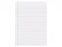 Liderpapel Recambio A4 100 hojas 75 g pauta 3,5 mm con margen y 4 taladros