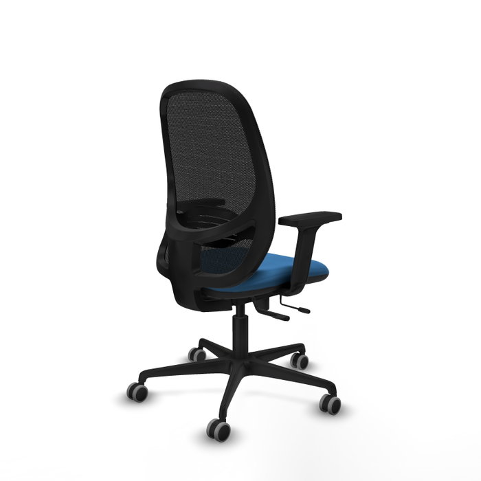 PIQUERAS Y CRESPO Silla de oficina Cilanco Azul claro y Negro