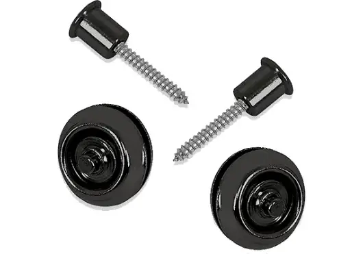 Dunlop Botón Correa Straplok Flush Mount (Par) - Negro Dunlop Botón Correa Straplok Flush Mount (Par) - Negro