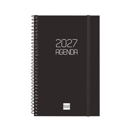 FINOCAM Agenda Anual 2027 Espiral Basic Opaque Negro