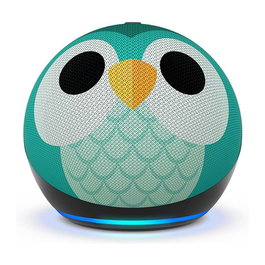Amazon Echo Dot Kids (5.Gen), Control por Voz, Diseño Esférico Multicolor con Alexa, Soporta Español, Inglés, Alemán, Francés, Italiano, Bluetooth, WiFi