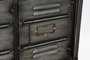 Consola Vintage DKD Home Decor Metalizado Negro 34 x 88 x 129.5 cm