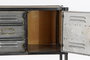 Consola Vintage DKD Home Decor Metalizado Negro 34 x 88 x 129.5 cm