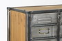 Consola Vintage DKD Home Decor Metalizado Negro 34 x 88 x 129.5 cm
