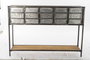 Consola Vintage DKD Home Decor Metalizado Negro 34 x 88 x 129.5 cm