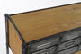 Consola Vintage DKD Home Decor Metalizado Negro 34 x 88 x 129.5 cm