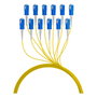 EFB Elektronik O8341S180OS2 Cable de fibra óptica OS2 SC-SC, 180m, U-DQ(ZN)BH, LSZH, G657A1, Monomodo, 12 fibras, Negro/Azul/Amarillo