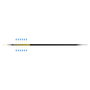 EFB Elektronik O8341S180OS2 Cable de fibra óptica OS2 SC-SC, 180m, U-DQ(ZN)BH, LSZH, G657A1, Monomodo, 12 fibras, Negro/Azul/Amarillo