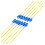 EFB Elektronik O8341S180OS2 Cable de fibra óptica OS2 SC-SC, 180m, U-DQ(ZN)BH, LSZH, G657A1, Monomodo, 12 fibras, Negro/Azul/Amarillo