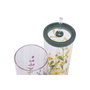 DKD Home Decor Vasos de Borosilicato Flores Surtido de 2 Unidades