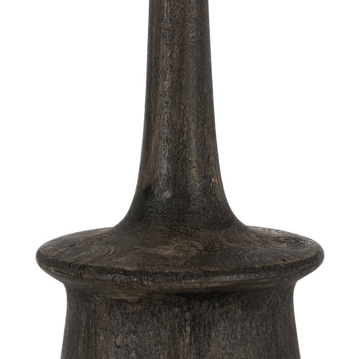 Base Lámpara Mesa Marrón Madera de Mango 20 X 20 X 45 cm Base Lámpara Mesa Marrón Madera de Mango 20 X 20 X 45 cm