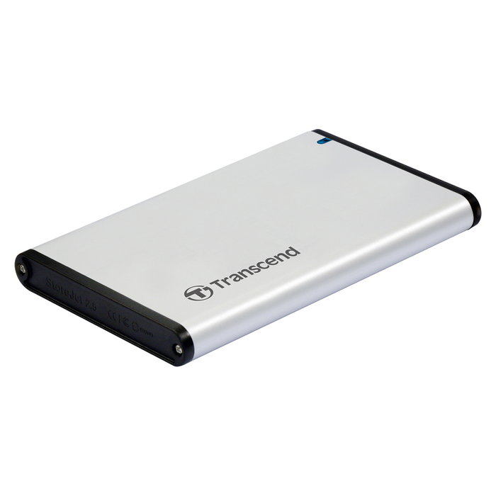 Transcend StoreJet 25S3 Carcasa de Disco Duro/SSD 2.5 Pulgadas SATA III USB 3.2 Gen 1 Plata