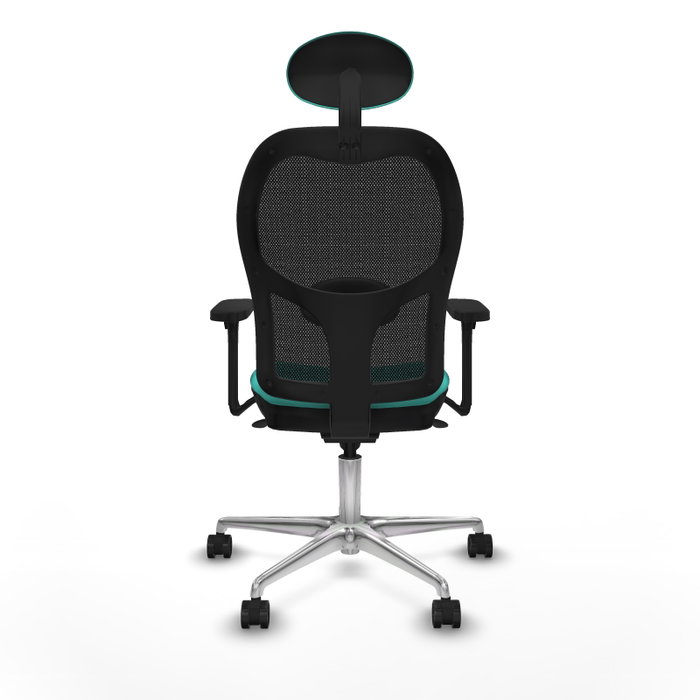 PIQUERAS Y CRESPO Silla de oficina Jorquera con mecanismo Sincro, Turquesa y Negro PIQUERAS Y CRESPO Silla de oficina Jorquera con mecanismo Sincro, Turquesa y Negro