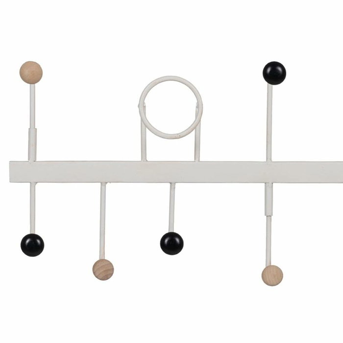 Ixia Percha Blanca de Metal Decoración 50 x 7 x 27 cm
