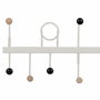 Ixia Percha Blanca de Metal Decoración 50 x 7 x 27 cm