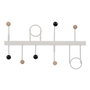 Ixia Percha Blanca de Metal Decoración 50 x 7 x 27 cm
