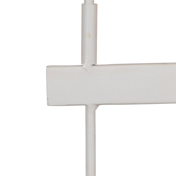 Percha Blanco Metal Decoración 50 X 7 X 27 cm