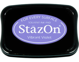Tsukineko Almohadilla de tinta STAZON violeta intenso