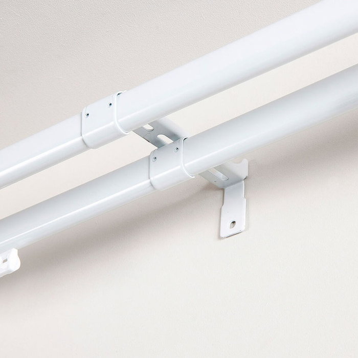 Cintacor Soporte central doble riel reforzado blanco Cintacor Soporte central doble riel reforzado blanco