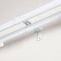 Cintacor Soporte central doble riel reforzado blanco