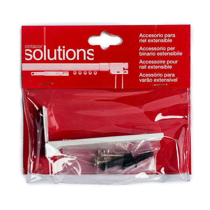 Cintacor Soporte Central Doble Riel Reforzado Blanco