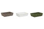 DKD Home Decor Surtido de Cestas de Almacenaje Brillantes 23x15x6 cm