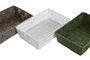DKD Home Decor Surtido de Cestas de Almacenaje Brillantes 23x15x6 cm