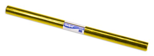 Sadipal Papel Celofán Amarillo, Rollo de 25 Pliegos Microperforados de 50x65 cm