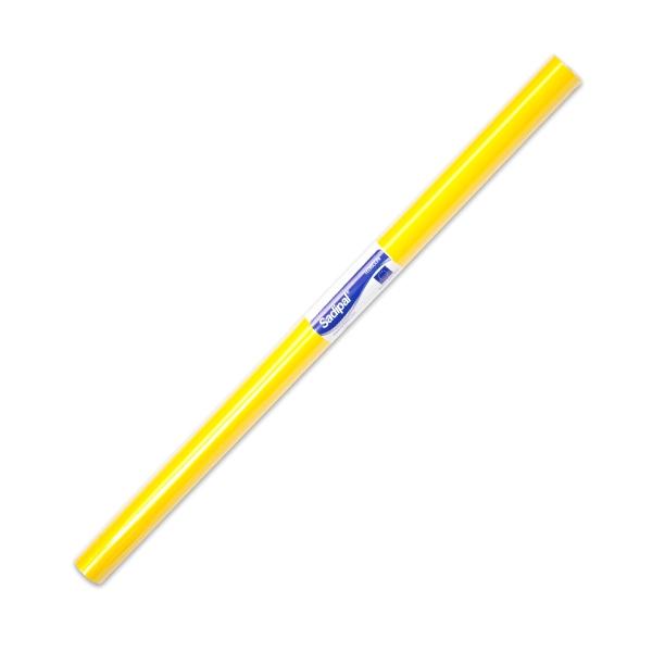 Sadipal Papel Celofán Amarillo, Rollo de 25 Pliegos Microperforados de 50x65 cm
