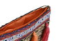 DKD Home Decor Set de 2 Bolsos de Mimbre y Poliéster con Flecos Multicolor