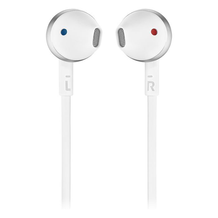 JBL Tune 205BT Auriculares Inalámbricos Bluetooth Intrauditivos, Hasta 6h de Batería, 16.5g, Plata