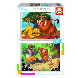 Educa Borrás 18103 Puzzle Infantil 2x20 Disney Animals de 3-5 Años