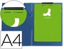 Q-connect Carpeta miniclips de plástico DIN A4 Azul
