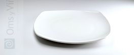 B2213 Plato llano para vajilla 25x25x2.5 cm