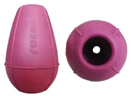Rucan Conic Lila Mediano Juguete para Perros de Caucho Natural Rellenable Dureza Alta Fabricado en España