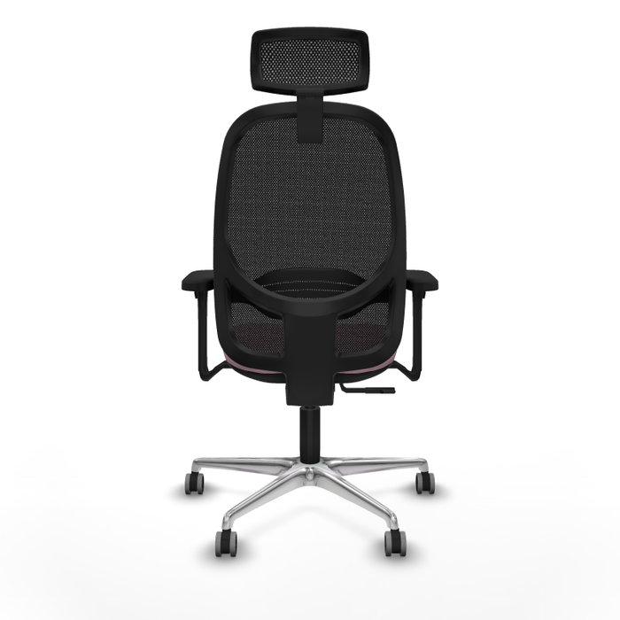 PIQUERAS Y CRESPO Silla de oficina Cilanco con Mecanismo Sincro, Rosa y Negro