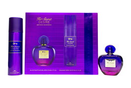 Antonio Banderas Her Secret Desire Gift Set 80ml EDT + 150ml Deodorant Spray