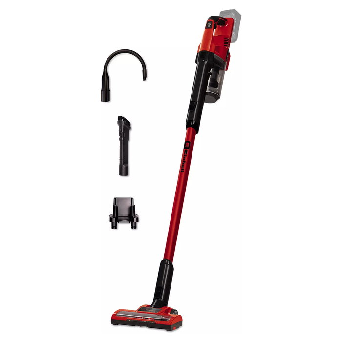 Einhell TE-SV 18 Li-Solo Aspiradora escoba 2 en 1 sin bolsa con batería, cepillo LED, para suelos duros y escalones Einhell TE-SV 18 Li-Solo Aspiradora escoba 2 en 1 sin bolsa con batería, cepillo LED, para suelos duros y escalones